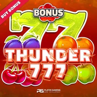 Thunder 777 Slot Goes Live: Platin Gaming Delivers Video Slot Excellence